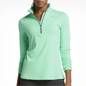 Nike Long-sleeve tee ELEMENT HALF ZIP Size XS. Dri-fit w/reflective elements.